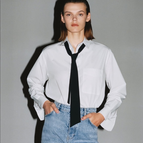 Zara poplin button down - Picture 2 of 3